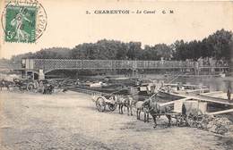 94-CHARENTON- LE CANAL - VOIR PENICHE - Charenton Le Pont