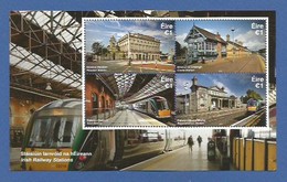 Irland  / Eire  2017, Irish Railway Stations - Sheet - Postfrisch / MNH / (**) - Unused Stamps