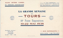 BUVARD - TOURS, Indre Et Loire - La Grande Semaine De Tours 1938 - Verf & Lak