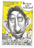 Illustrateur Bernard Veyri Caricature Serge Gainsbourg Musique Un Salon Sans Fausse Note - Veyri, Bernard