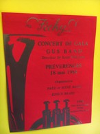 8784 - Concert De Gala Gus Band Préverenges 1984 Suisse Féchy 1983 - Musique