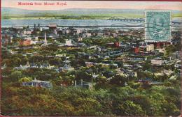 Montreal From Mont Real Quebec Canada 1909 RARE OLD POSTCARD - Montreal