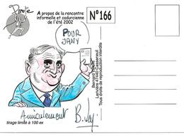 Illustrateur Bernard Veyri Politique Jean Pierre Raffarintony Blair - Veyri, Bernard