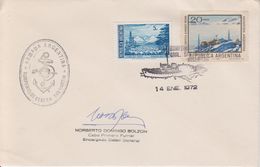 Argentina 1972 Rompehielos San Martin  Signature Cover Ca 14 Ene 1972 (40321) - Polar Ships & Icebreakers