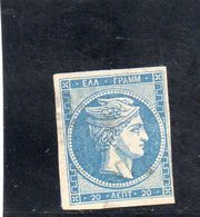 GRECE 1863-8 SANS GOMME - Nuovi