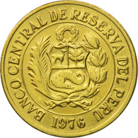 Monnaie, Pérou, Sol, 1976, Lima, SUP, Laiton, KM:266.1 - Perú