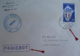 A139 - ✉️ - CàD : KOBE (JAPON) 3 NOVEMBRE 1978 - MARQUE LINEAIRE PAQUEBOT  > MARSEILLE - COURRIER POSTE EN MER - Schiffspost