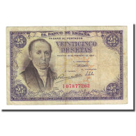 Billet, Espagne, 25 Pesetas, 1946-02-19, KM:130a, TB - 25 Peseten