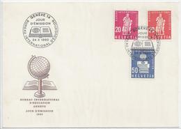 SWITZERLAND - 1960 - FDC - BUREAU INTERNATIONAL D'EDUCATION -  .......... WNV - IAO