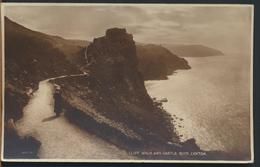 °°° 11656 - UK - CLIFF WALK AND CASTLE ROCK , LYNTON - 1922 With Stamps °°° - Lynmouth & Lynton
