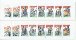 [17] Variété : N° BC2982 Santons De Provence Herbe Verte Au Lieu De Verte Claire + Normal ** - Carnets