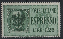 1944 Occupazione Tedesca Lubiana  Espresso 1,25 MNH - Duitse Bez.: Ljubljana