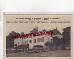 71 - PRISSE - CHATEAU DE MONCEAU - SOUVENIRS DE LAMARTINE - Autres & Non Classés