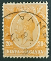 Kenya Uganda 1922, King George V, Used - Kenya & Uganda