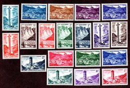 Andorre  N°138/53 N* TB  Cote 120 Euros !!! - Unused Stamps