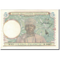 Billet, French West Africa, 5 Francs, 1942-05-06, KM:21, NEUF - Estados Centroafricanos