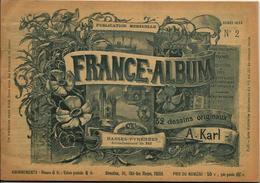 Basses Pyrénées France Album De A. KARL, Carte Gravures Texte Publicités 1893 - Dépliants Touristiques