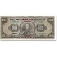 Billet, Équateur, 100 Sucres, 1990-04-20, KM:123, AB+ - Equateur