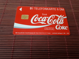 Coca-Cola Light Phonecard Germany (Mint,Neuve) Only 3100 EX Rare 2 Scans - K-Series : Customers Sets