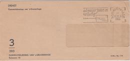 The Netherlands Postmark Adresseer Juist En Volledig - Cancelled In 1963 In 's-Gravenhage - Machines à Affranchir (EMA)