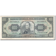 Billet, Équateur, 100 Sucres, 1994-02-21, KM:123Ac, TTB - Equateur