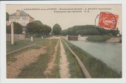 CARRIERES SOUS POISSY - YVELINES - RESTAURANT HUBLET - PANORAMA DES ECLUSES - Carrieres Sous Poissy