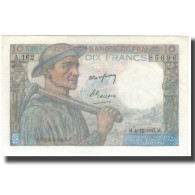 France, 10 Francs, 10 F 1941-1949 ''Mineur'', 1947-12-04, NEUF, Fayette:8.19 - 10 F 1941-1949 ''Mineur''