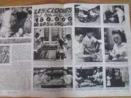 1947 A LA MADELEINE Les Cloches Ont Commandé  150000 Oeufs  De Paques Chocolat Chocolaterie - La Madeleine