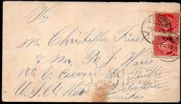 Norway To USA Cover 1904 - Lettres & Documents