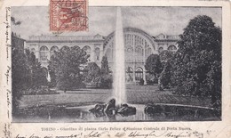 CARTOLINA - POSTCARD - TORINO - GIARDINO DI PIAZZA CARLO FELICE E STAZIONE CENTRALE DI PORTA NUOVA - Stazione Porta Nuova