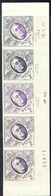 MONACO 1956. US President Roosevelt 2F USA-related PROOFS:5-strip - Variétés