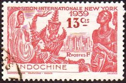 Détail De La Série Exposition Internationale De New York Obl. Indochine N° 203, - 1939 Exposition Internationale De New-York