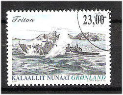 Greenland 2005 Greenlandic Navigation (IV), Patrol Ship "Triton" (1991) Mi 444, Cancelled(o)5 - Gebraucht