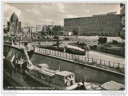 Berlin-Kreuzberg - Hallesches Tor Mit Gedenkbibliothek - Foto-AK Grossformat 1957 - Kreuzberg