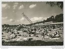 Berlin - Strandbad Wannsee - Foto-AK Grossformat - Sonderstempel Erster Jet-Flug PAN AM Berlin New York 31.5.1964 - Wannsee