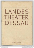 Landestheater Dessau - Spielzeit 1951/52 Nummer 1 - Programmheft Don Giovanni Von Wolfgang Amadeus Mozart - Toni Weiler - Theater & Tanz