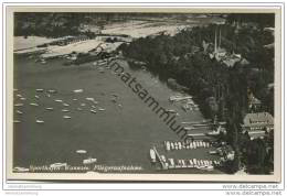 Berlin-Wannsee - Sporthafen - Foto-AK 1933 Fliegeraufnahme - Wannsee