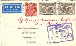 20-11-31  - Cover From ORBOST  To London " By Special Australia / England Air Mail Fr. 14 D - Primeros Vuelos
