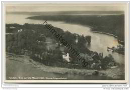 Berlin-Wannsee - Blick Auf Die Pfaueninsel - Foto-AK 30er Jahre Fliegeraufnahme - Wannsee