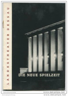 Landestheater Dessau - Spielzeit 1961/62 Spielplanentwurf - Theater & Tanz