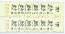 Variété : Carnets  N° BC2411A Journée Du Timbre 1986 Bistre-brun Au Lieu De Bistre-jaune + Normal ** - Postzegelboekjes