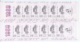 Variété : Carnets  N° BC2578A Journée Du Timbre 1989 Rose Pâle + Normal ** - Postzegelboekjes