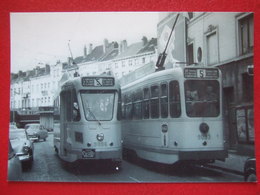 BELGIQUE - BRUXELLES - PHOTO 15X 10 - TRAM - TRAMWAY - LIGNE 5 - - Vervoer (openbaar)