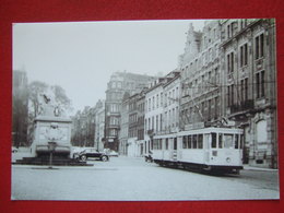 BELGIQUE - BRUXELLES - PHOTO 15 X 10 - TRAM - TRAMWAY - LIGNE 20 - MONUMENT ? ANNEE 60 .... - Nahverkehr, Oberirdisch