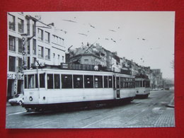 BELGIQUE - BRUXELLES - PHOTO 15 X 10 - TRAM - TRAMWAY - LIGNE 3 ET 15 - GARAGE DUBOIS - - Transporte Público
