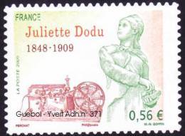 France Autoadhésif ** N°  371 Au Modèle 4401 - Juliette DODU - ( Bord De Feuille Possible) Timbre PRO - Unused Stamps