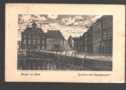 Bergen Op Zoom - Spuihuis Met Gevangenpoort - Gewafeld - 1926 - Bergen Op Zoom