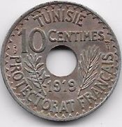 Tunisie 10 Centimes 1919 - Autres – Afrique