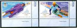 MOLDAVIA / MOLDOVA 2006** - Giochi Olimpici Invernali "Torino 2006" -  2 Val. MNH, Come Da Scansione. - Winter 2006: Turin