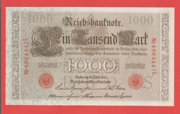 Billet/Allemagne/1000 Reichsbanknote/avril 1910 (série De 7 Billets Se Suivants ) - 1.000 Mark